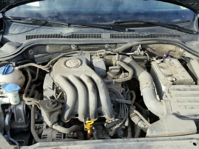 3VW1K7AJXCM308998 - 2012 VOLKSWAGEN JETTA BASE BLACK photo 7