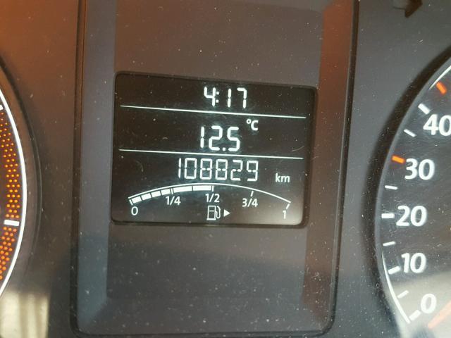 3VW1K7AJXCM308998 - 2012 VOLKSWAGEN JETTA BASE BLACK photo 8