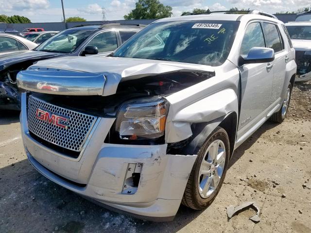 2GKFLZEK5E6145991 - 2014 GMC TERRAIN DE SILVER photo 2