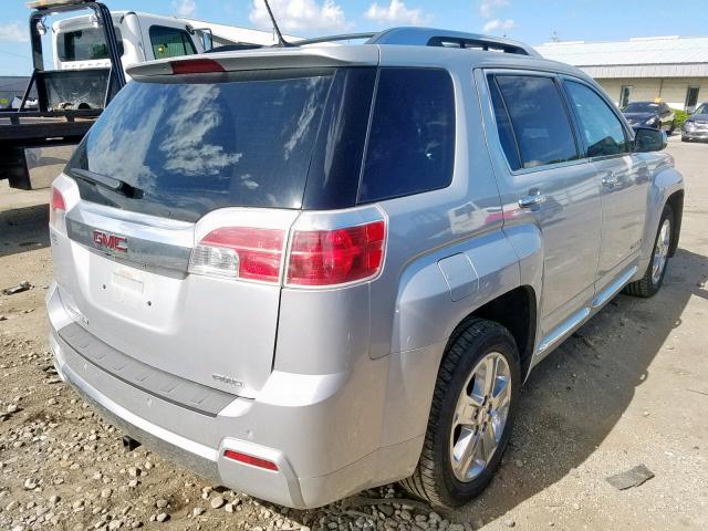 2GKFLZEK5E6145991 - 2014 GMC TERRAIN DE SILVER photo 4