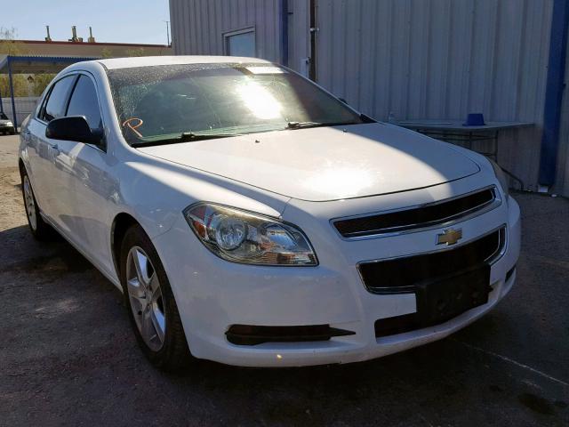 1G1ZA5EU0CF255870 - 2012 CHEVROLET MALIBU LS WHITE photo 1