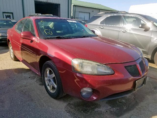 2G2WS522441347703 - 2004 PONTIAC GRAND PRIX RED photo 1