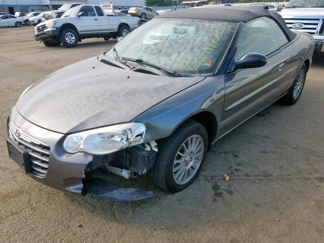 1C3EL55R65N576787 - 2005 CHRYSLER SEBRING TO GRAY photo 2