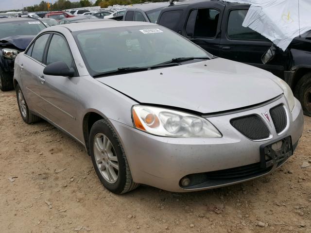 1G2ZF55B064143310 - 2006 PONTIAC G6 SE SILVER photo 1