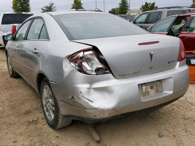 1G2ZF55B064143310 - 2006 PONTIAC G6 SE SILVER photo 3