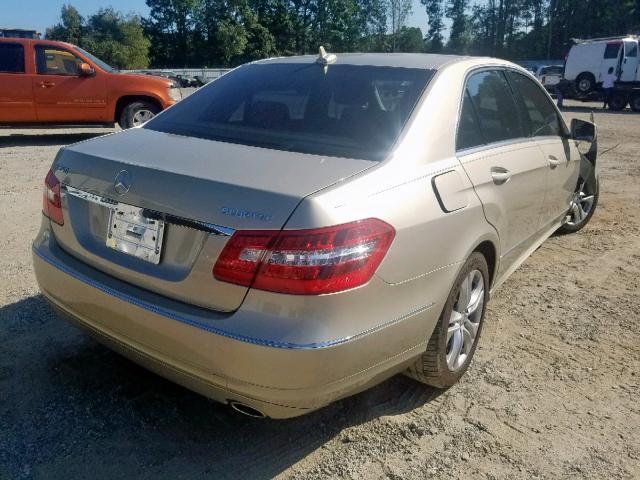 WDDHF2EB7BA366175 - 2011 MERCEDES-BENZ E 350 BLUE GOLD photo 4