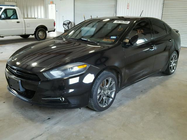 1C3CDFBB8FD116409 - 2015 DODGE DART SXT BLACK photo 2