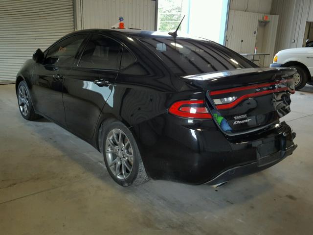 1C3CDFBB8FD116409 - 2015 DODGE DART SXT BLACK photo 3