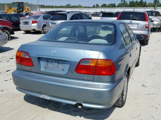 1HGEJ8642XL039629 - 1999 HONDA CIVIC EX GREEN photo 4