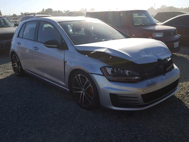 3VW447AU5HM044355 - 2017 VOLKSWAGEN GTI S/SE SILVER photo 1