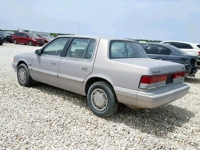 1P3XA4638PF526128 - 1993 PLYMOUTH ACCLAIM GRAY photo 3