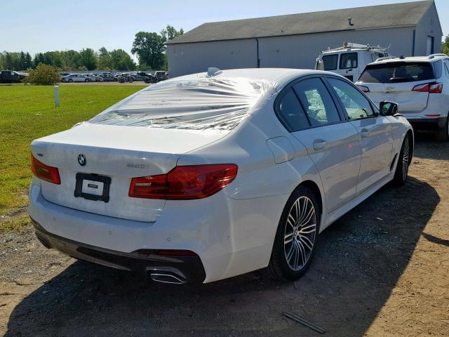 WBAJE7C56KWW10858 - 2019 BMW 540 XI WHITE photo 4