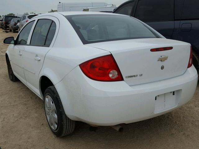 1G1AT58H697261472 - 2009 CHEVROLET COBALT LT WHITE photo 3