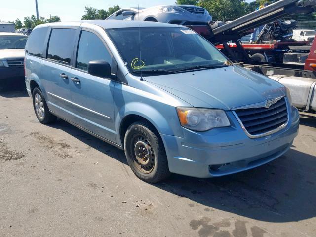 2A8HR44H58R801419 - 2008 CHRYSLER TOWN & COU BLUE photo 1