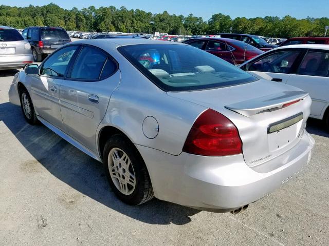 2G2WP522941294885 - 2004 PONTIAC GRAND PRIX SILVER photo 3