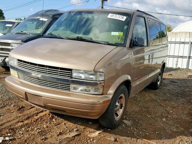 1GNEL19X12B142679 - 2002 CHEVROLET ASTRO BROWN photo 2