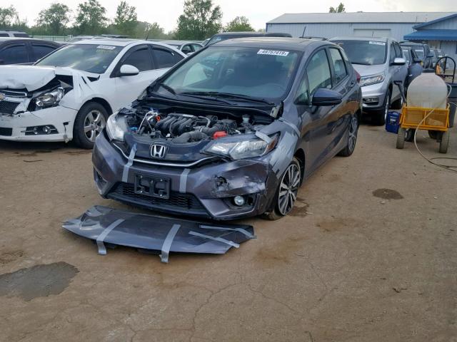 3HGGK5H81FM716932 - 2015 HONDA FIT EX GRAY photo 2