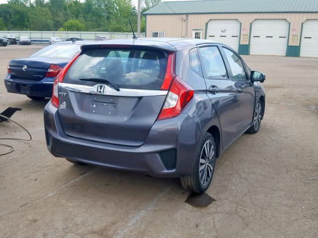 3HGGK5H81FM716932 - 2015 HONDA FIT EX GRAY photo 4