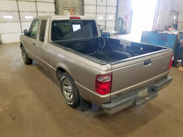 1FTYR44V03PB08541 - 2003 FORD RANGER SUP TAN photo 3