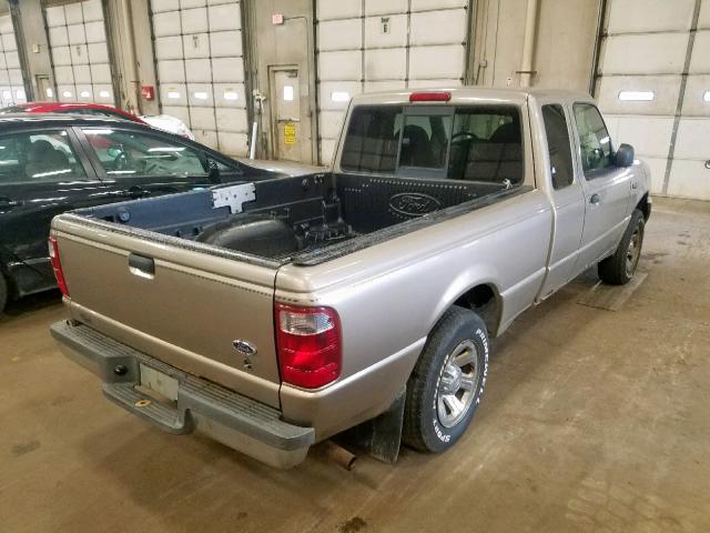 1FTYR44V03PB08541 - 2003 FORD RANGER SUP TAN photo 4