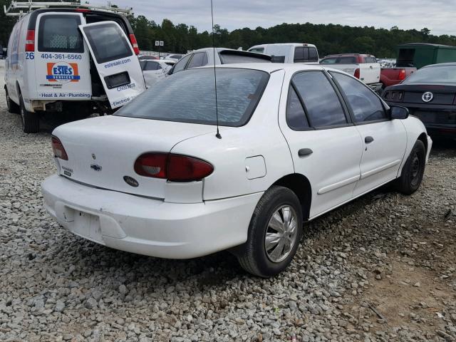 1G1JC524927137188 - 2002 CHEVROLET CAVALIER B WHITE photo 4