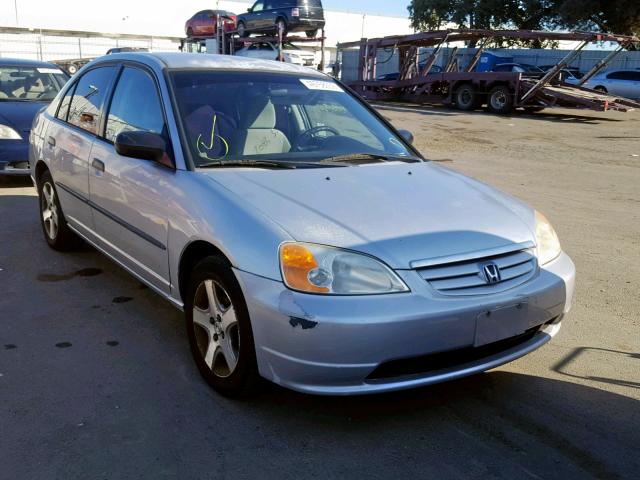 2HGES16112H595866 - 2002 HONDA CIVIC DX SILVER photo 1