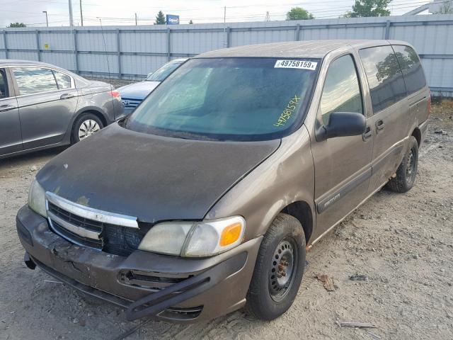 1GNDX03E04D232107 - 2004 CHEVROLET VENTURE BROWN photo 2