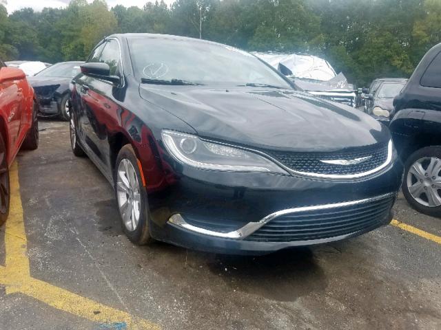 1C3CCCAB3GN148361 - 2016 CHRYSLER 200 LIMITE BLACK photo 1