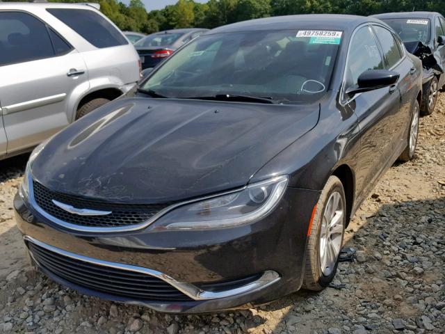 1C3CCCAB3GN148361 - 2016 CHRYSLER 200 LIMITE BLACK photo 2