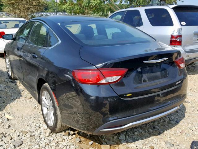 1C3CCCAB3GN148361 - 2016 CHRYSLER 200 LIMITE BLACK photo 3