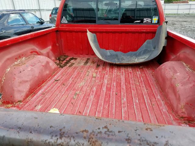 1B7GG26X1XS182025 - 1999 DODGE DAKOTA RED photo 6