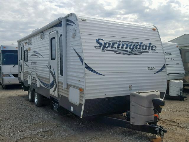 4YDT26626C3103751 - 2012 KEYSTONE SPRINGDALE WHITE photo 1