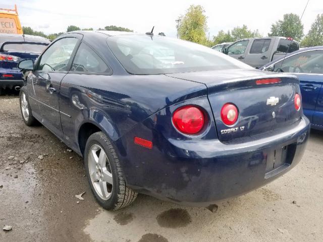 1G1AT18H997255111 - 2009 CHEVROLET COBALT LT BLUE photo 3