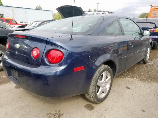 1G1AT18H997255111 - 2009 CHEVROLET COBALT LT BLUE photo 4