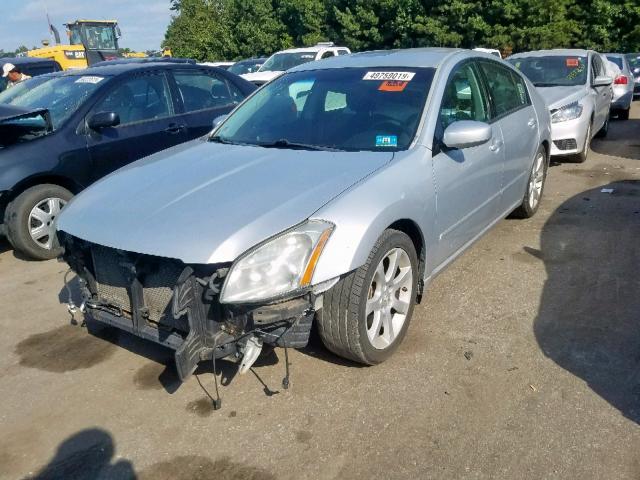 1N4BA41E58C805452 - 2008 NISSAN MAXIMA SE SILVER photo 2