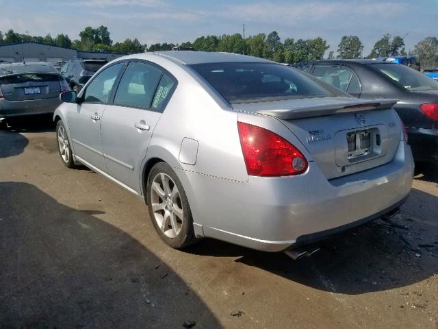 1N4BA41E58C805452 - 2008 NISSAN MAXIMA SE SILVER photo 3