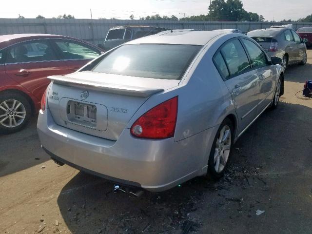 1N4BA41E58C805452 - 2008 NISSAN MAXIMA SE SILVER photo 4