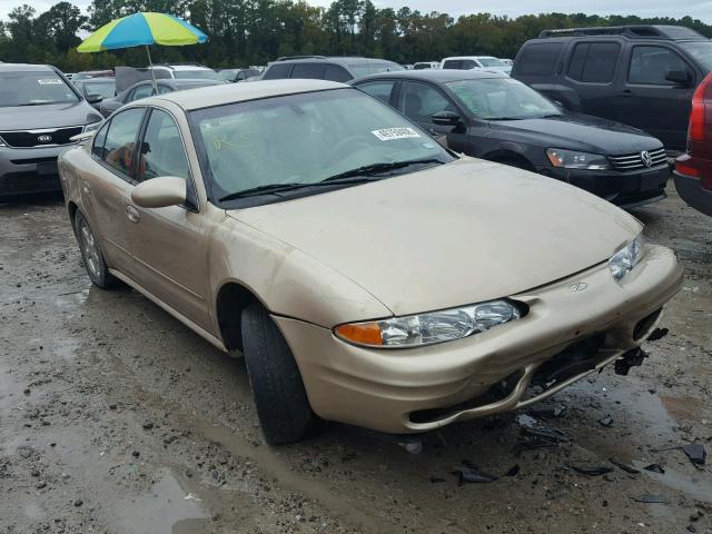 1G3NF52E42C167845 - 2002 OLDSMOBILE ALERO GLS GOLD photo 1