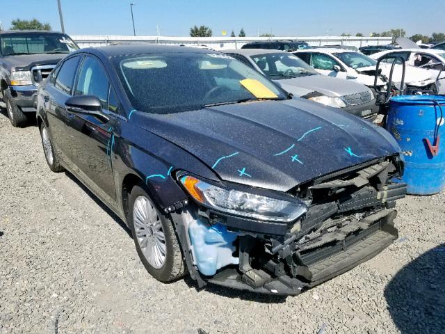 3FA6P0LU9GR342454 - 2016 FORD FUSION SE GRAY photo 1