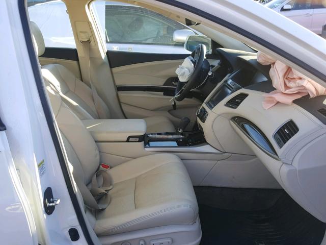 JH4KC1F95EC003606 - 2014 ACURA RLX ADVANC WHITE photo 5