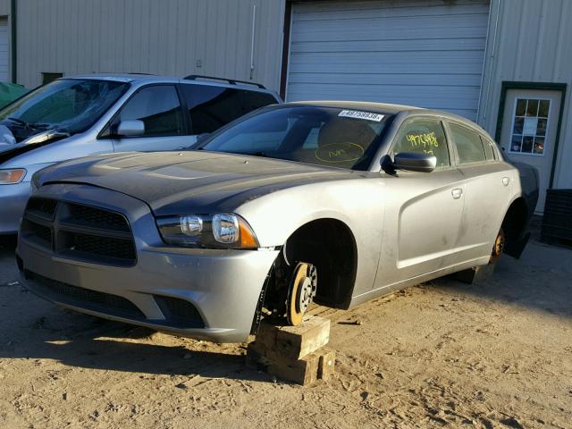 2B3CL1CT6BH540288 - 2011 DODGE CHARGER PO GRAY photo 2