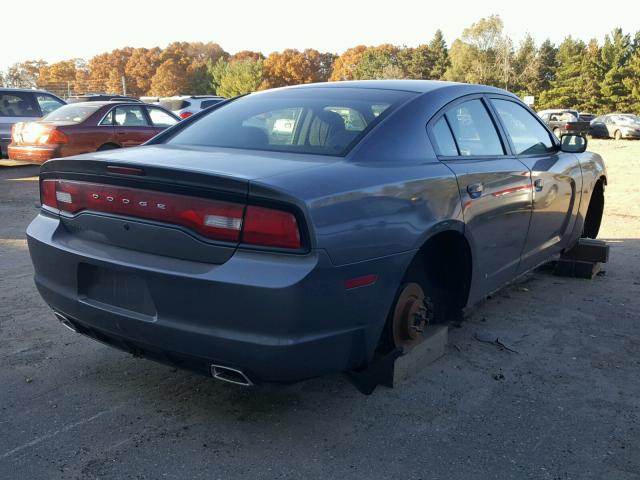 2B3CL1CT6BH540288 - 2011 DODGE CHARGER PO GRAY photo 4