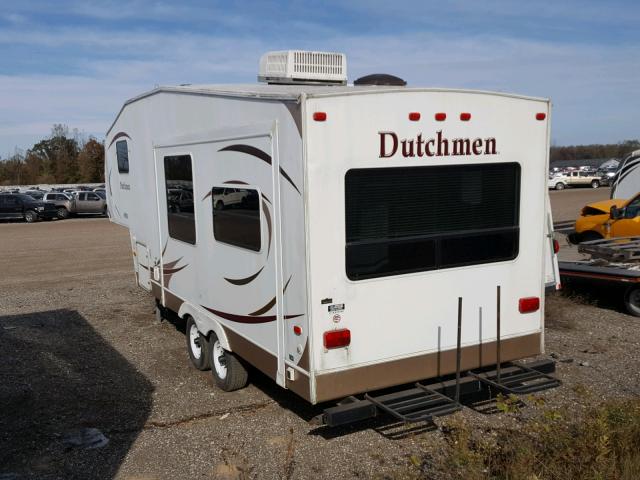 47CFDEM2X8G528802 - 2008 DUTC 5TH WHEEL WHITE photo 3