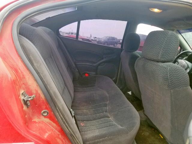 1G2NF52T81M518526 - 2001 PONTIAC GRAND AM S RED photo 6