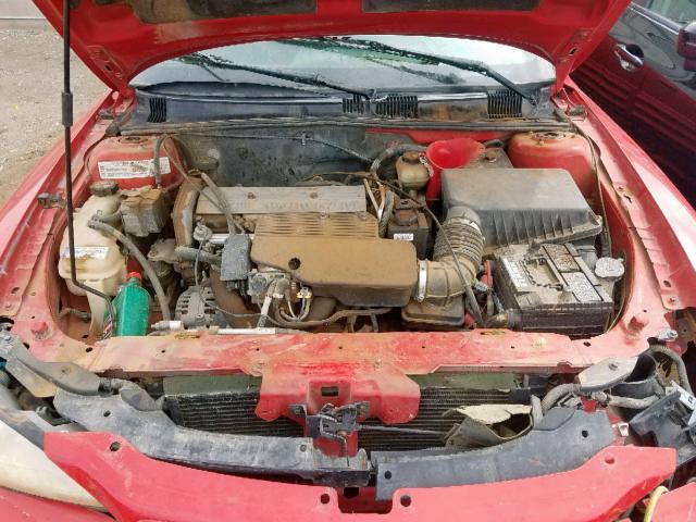 1G2NF52T81M518526 - 2001 PONTIAC GRAND AM S RED photo 7
