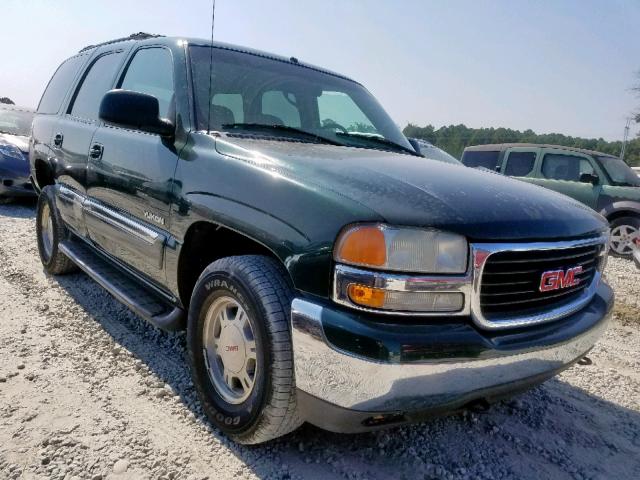 1GKEC13V92R326280 - 2002 GMC YUKON GREEN photo 1