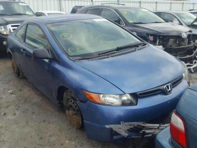 2HGFG113X6H001232 - 2006 HONDA CIVIC DX V BLUE photo 1