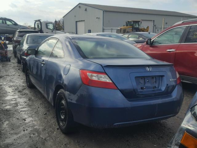 2HGFG113X6H001232 - 2006 HONDA CIVIC DX V BLUE photo 3