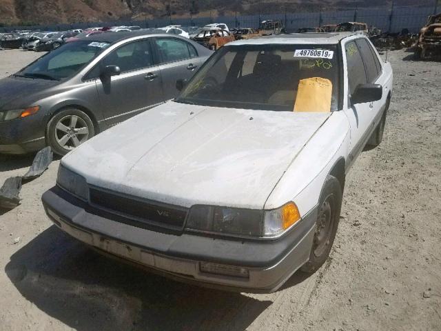 JH4KA2546HC012725 - 1987 ACURA LEGEND WHITE photo 2