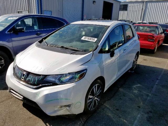 JHMGK5H75GS013668 - 2016 HONDA FIT EX WHITE photo 2